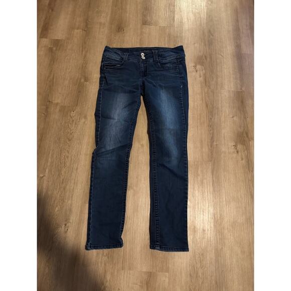 Candie's Dark Wash Skinny Jeans - Picture 1 of 4